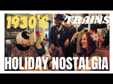 New York 2023 |1930's Holiday Nostalgia Trains Running in New York City,Part 1,3pm Dec 16