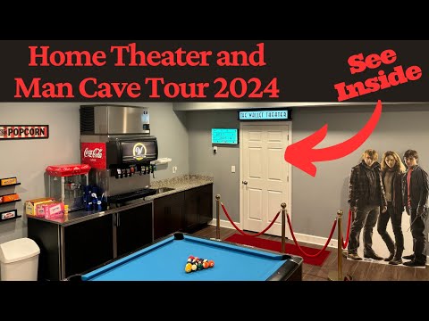 Take a Tour of My Ultimate Home Theater Setup and Man Cave! 2024