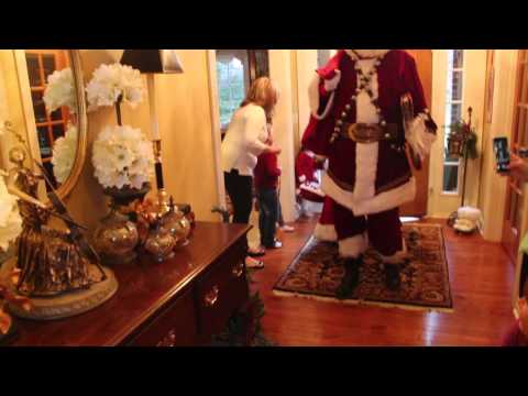 Santa Visit's Nana & Bopa's House 2015