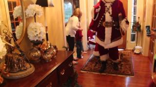 Santa Visit's Nana & Bopa's House 2015