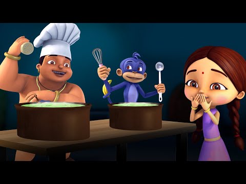 Super Bheem - Chef Kalia Ka Jadue Halwa | Animated cartoons for kids | Stories for Kids