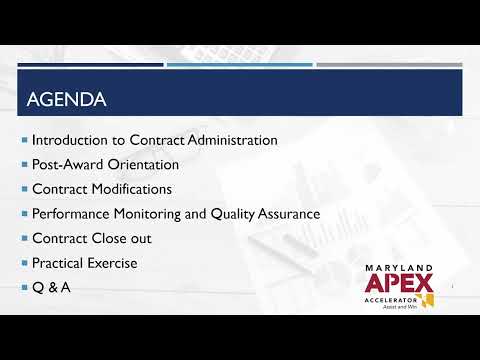 Contract Administration for Government Contractors