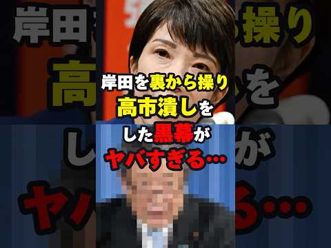 高市潰しの黒幕がヤバすぎる… #ニュース #shorts