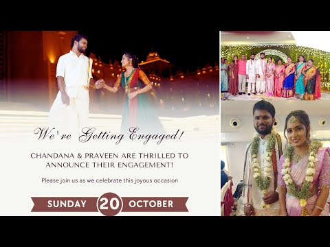 Engagement Day | Engagement Vlog | Chandana & Praveen Engagement Video | Engagement Ceremony Vlog