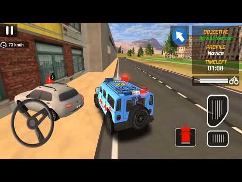 Police Car driving Simulator - #02 - new update police Car Android Gameplay