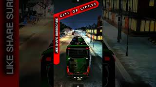 bus simulator Indonesia|city of lights #fyp #ets #bussid #bussid #cityoflights