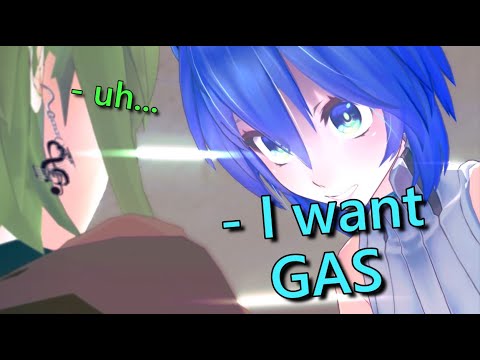 [talkloid] Miku goes to buy a gas...??? (what)