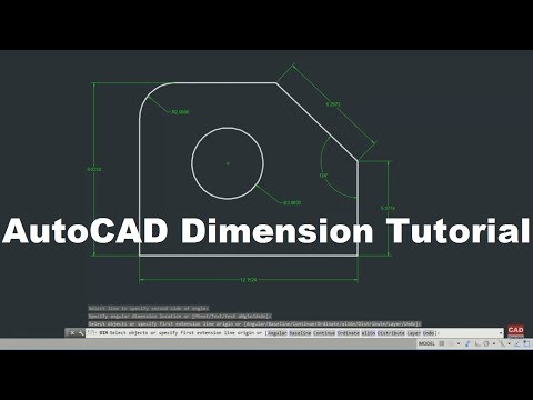 AutoCAD 2017 Dimensioning Tutorial