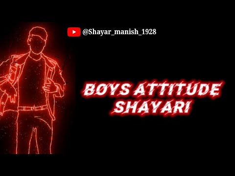 Boys Attitude Shayari🔥Whatsapp status | #boyattitudeshayeri_#attitude_#whatsappstatus_#status_#viral