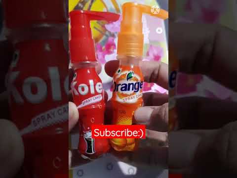 COCA COLA SPRAY CANDY || LOT'S OF CANDIES #Shorts #likecommentsubscribe:)