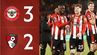 YOANE WISSA AT THE DOUBLE 🇨🇩💪 | Brentford 3-2 AFC Bournemouth | Premier League Highlights