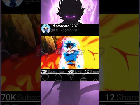 Goku Ultra Instinct Edit #shorts #dbs #goku #viral #trending