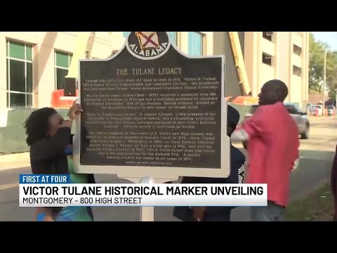 Historical marker unveiled in honor of Victor Tulane