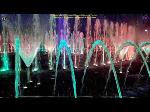 Mesmerizing Night Fountain 🌟 | 30-Second 4K Artesian Fountain