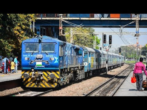 wdp4d celebration tkd loco 200 kmph speed Indian railways