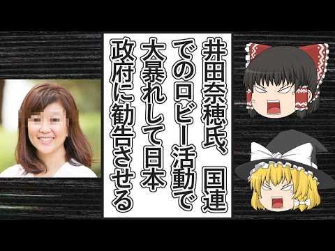 【ゆっくり動画解説】ツイフェミ井田奈穂氏が国連の女性差別撤廃委員会で大暴れして日本政府に勧告させていた件