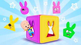 Ghost's color cube  and the baby balloons | Cuquin will help you learn