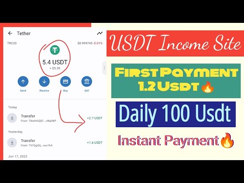 Instant 20 USDT Bonus | New USDT Mining Platform 2023 | Daily Earn Usdt | Make Money Online