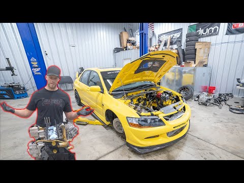 Removing The Engine on my Mitsubishi Evolution