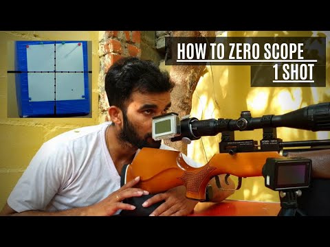 How to Zero Scope in 1 Shot | Airgun Basics | Gm10-S shooting | Indian air rifle Shooting |