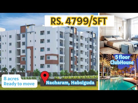 Gated Community Flats in Nacharam Hyderabad- 2bhk flasts in nacharam | habsiguda  @RRRNetwork-01