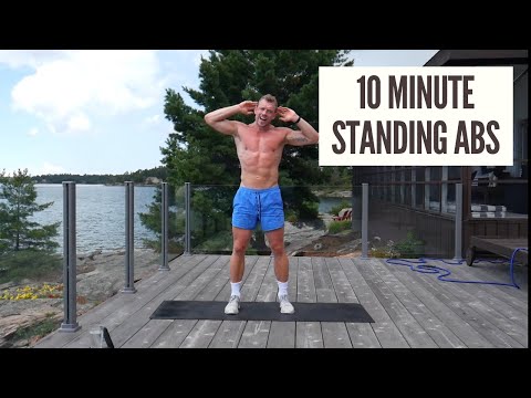 10 MINUTE STANDING ABS WORKOUT TO GET A FLAT STOMACH