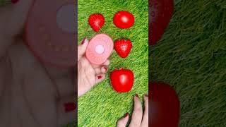 Red Fruits & Vegetables Matching #oddlysatisfying #fruitscutting #foodtoys #howtocutting #asmrsounds