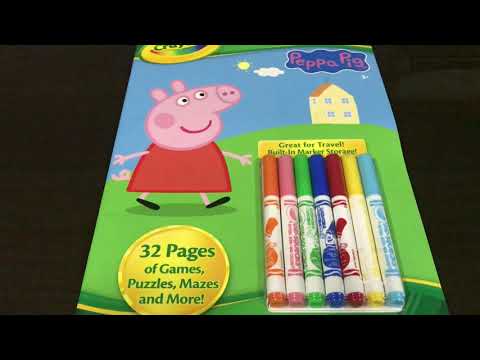 Peppa Pig Crayola Coloring and Activity Pad | #Crayola #peppapig