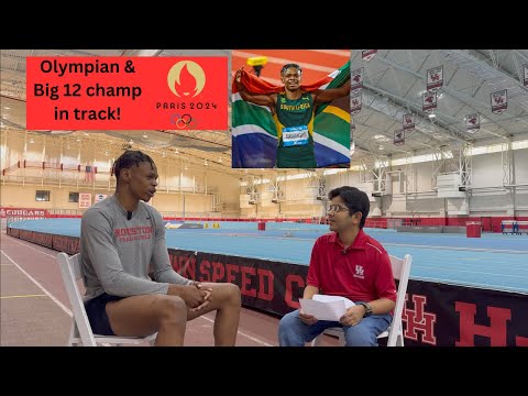 Interview with Olympic track silver medalist & Big 12 champ for UH, Shaun Maswanganyi, African Champ