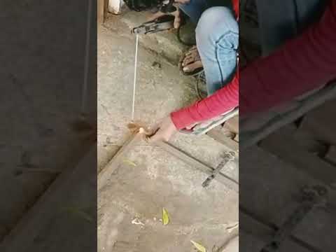 Shed Ms frame making welding||