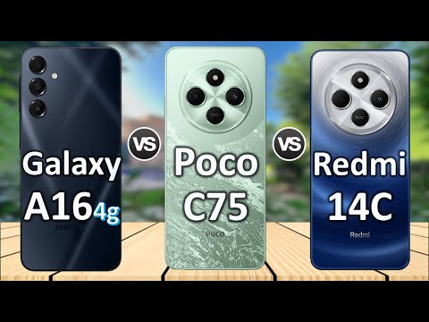 Xiaomi Poco C75 vs Xiaomi Redmi 14C vs Samsung Galaxy A16 4G