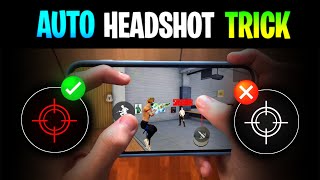 Secret M1887 Headshot Trick & Setting 100% Working 😱 | Free Fire