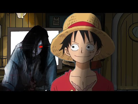 Luffy met the ghost Sadako | one piece horror episode #onepiece #trending