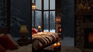 Sleep by Cozy Fireplace ❄️🔥 Winter Ambience for Relaxation