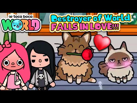 Destroyer of World FALLS IN LOVE?! - Toca Life World