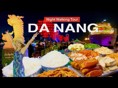 Da Nang Vietnam 🇻🇳 - Dragon Bridge, Night Market, Street Food Tour