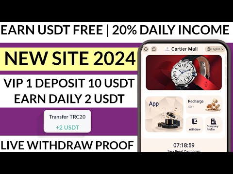 New USDT Site 2024 | Best Usdt Investment Website | New Usdt Mining Site | New Usdt Earning Website