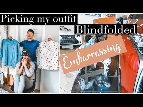 PICKING MY OUTFIT BLINDFOLDED | Mariam Hamdoun