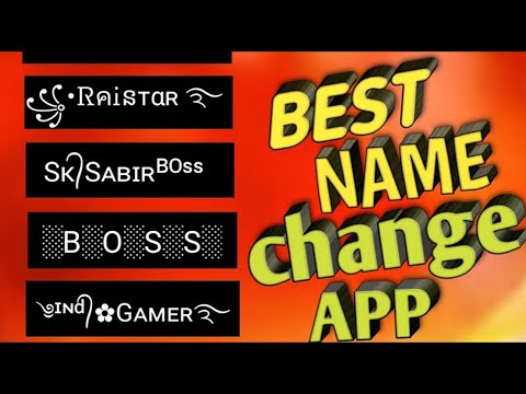 FREE FIRE BEST STYLE NAME CHANGING APP || HOW TO CHANGE OF FREE FIRE NAME | BEST NAME CHANGE APP