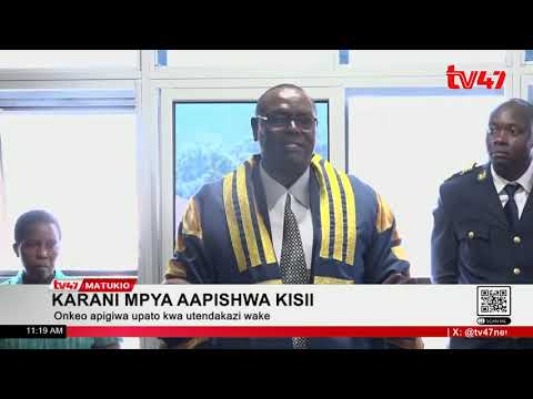 Karani mpya aapishwa Kisii