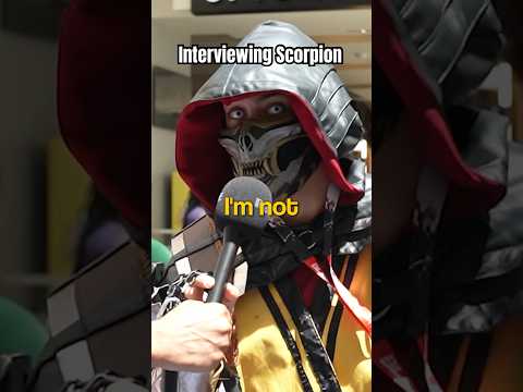 Interviewing SCORPION from MORTAL KOMBAT