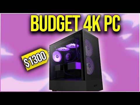 The BEST $1300 "4K Gaming" High FPS PC Build in 2024 🖥️