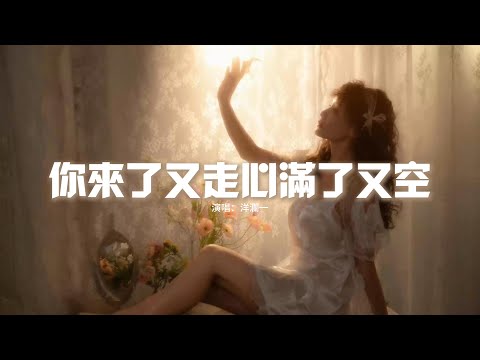 洋瀾一 - 你來了又走心滿了又空『你像風來了又走 我的心滿了又空，明明我們也曾擁入懷抱之中 可最後只剩一句保重。』【動態歌詞MV】