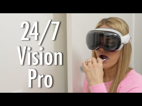 Wearing Vision Pro 24/7