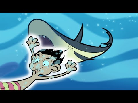 SHARK ATTACK! | Mr Bean Animated Season 1 | Full Episodes | Mr Bean Official