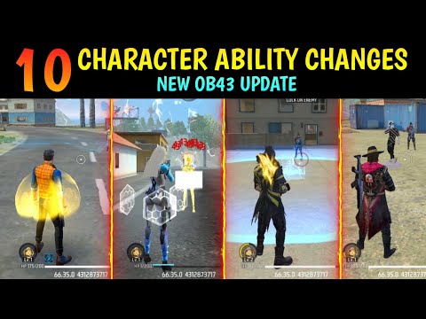 10 Character Ability Changes In New OB43 Update - Garena Free Fire