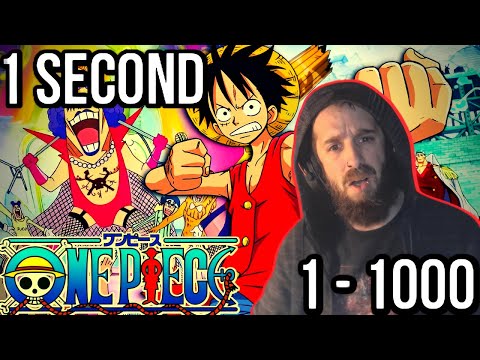 'One Second Of 1000 One Piece Episodes' New One Piece Fan Reacts!