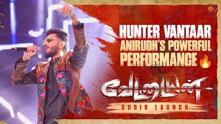 Anirudh's Power-Packed 'Hunter' Performance | Vettaiyan Audio Launch | Rajinikanth | Sun TV