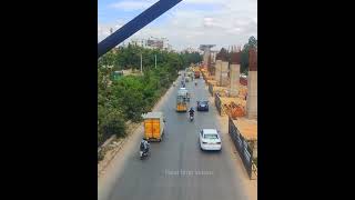 banglore highway traffic beautiful view #shorts