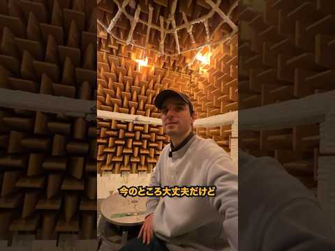 音がない世界！無響室の部屋に入ってみた！　#ショート #実験 #科学　#実験